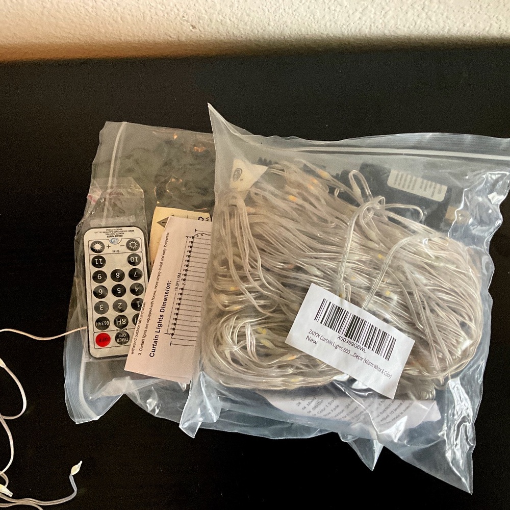 Set of Brand new Curtain Lights